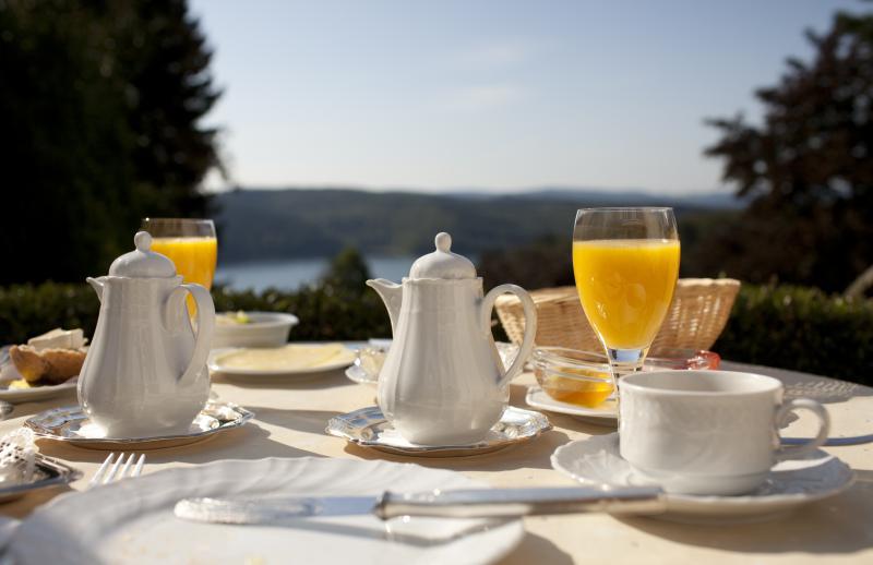 Frühstück im Grünen