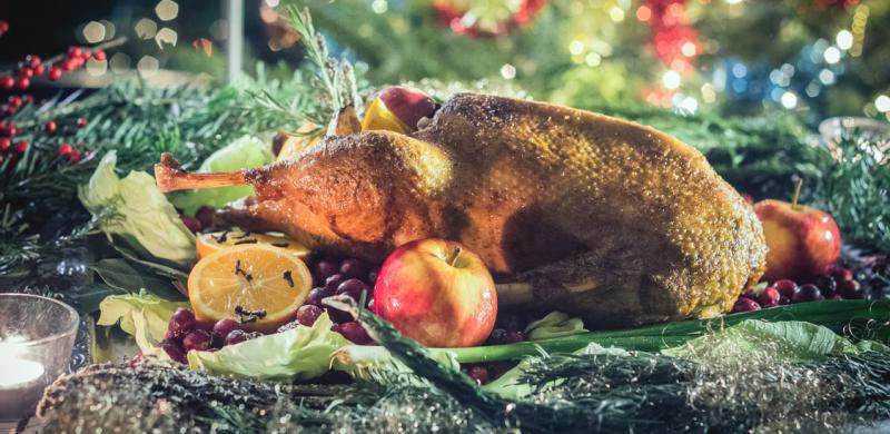 Christmas Dinner and Roast Goose