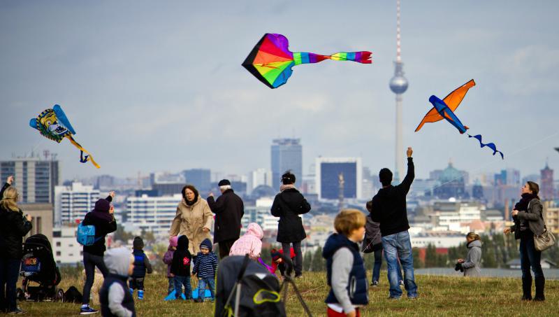 Kiting on Teufelsberg