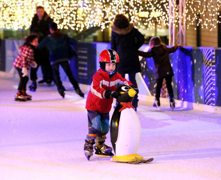 Ice Rink Winter World on Potsdamer Platz