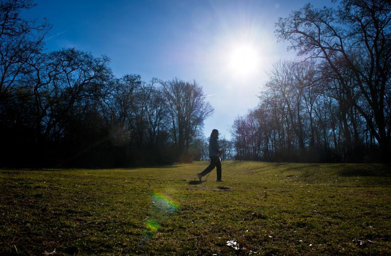 Joggingstrecke im Fritz-Schloss-Park