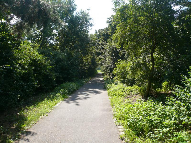 Skating route “Eiskeller” at the city limit in Spandau