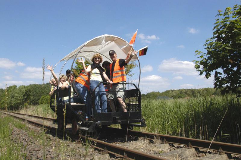 Draisine journey through Brandenburg