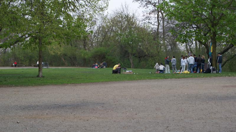 Grillplatz im Volkspark Friedrichshain