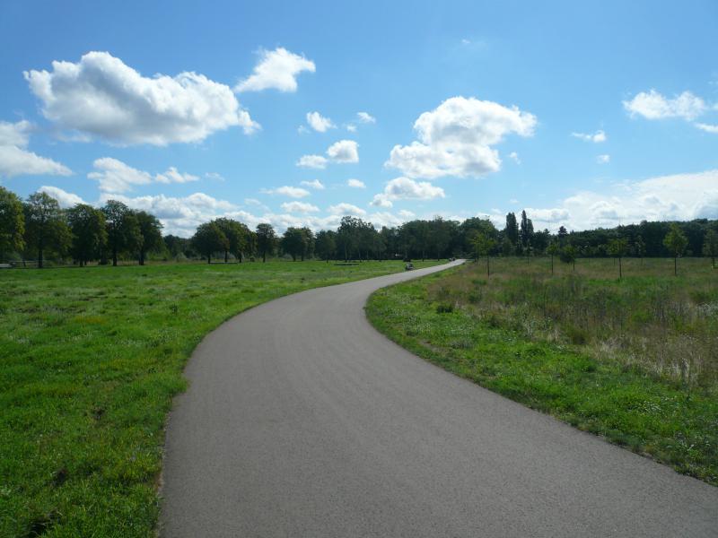 Hidden skating tracks in Karlshorst