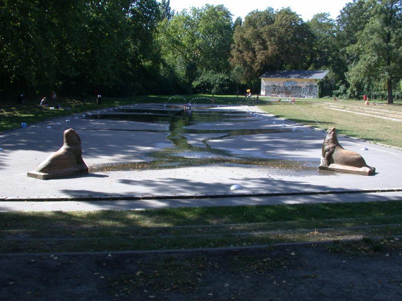 Plansche am Weißen See