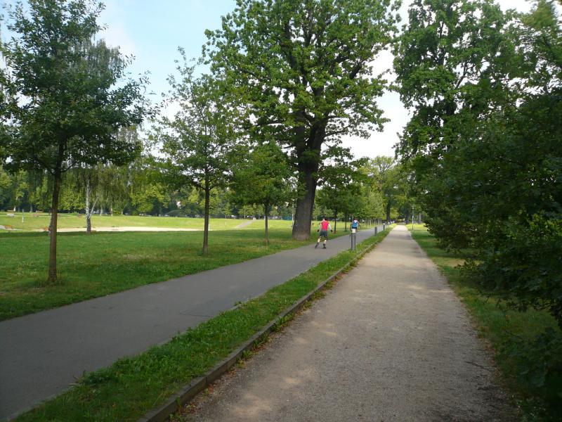 Skating track in Volkspark Friedrichshain