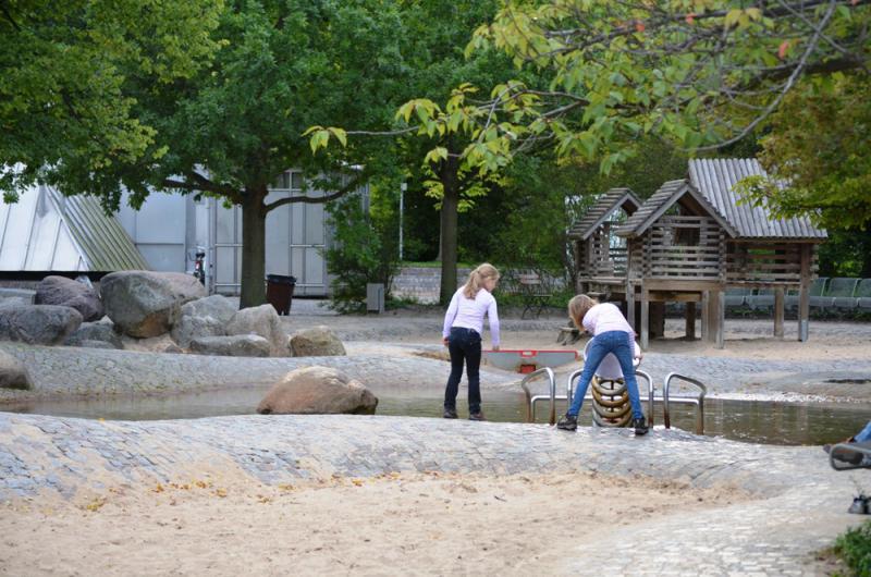 Wasserspielplatz im Britzer Garten