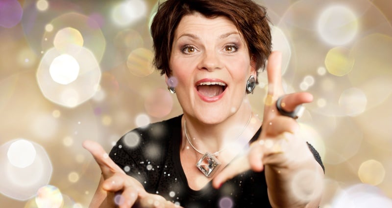 Gayle Tufts Silvestershow “Jahresendfirework”