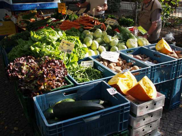 Wochen- und Ökomarkt am Boxhagener Platz