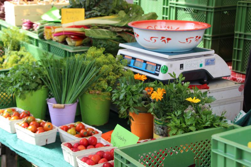 Organic Market on Kollwitzplatz