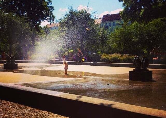 Plansche am Boxhagener Platz