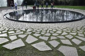 Photo: fountain of the Sinti and Roma Memorial