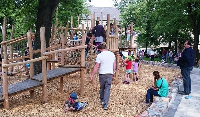 Spielplatz auf dem Zeppelinplatz