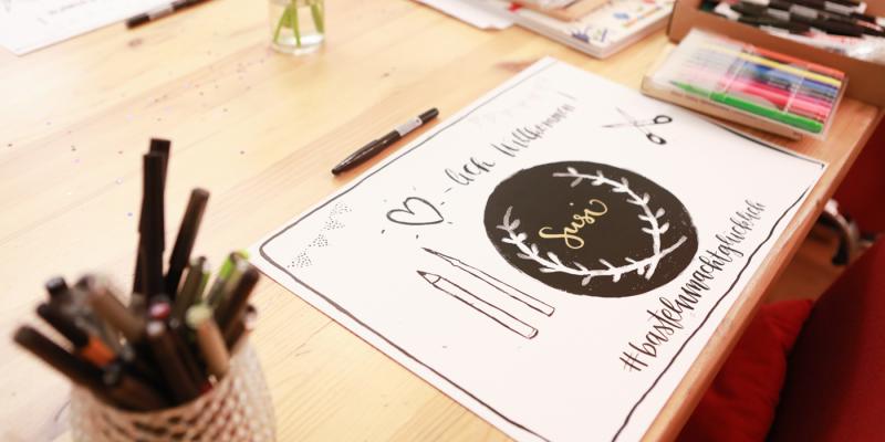 Handlettering Workshop im einLaden