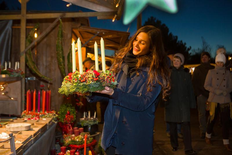 Foto: Weihnachtsmarkt in den Späthschen Baumschulen